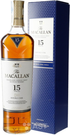 Виски Macallan Double Cask 15 Years Old, в подарочной упаковке, 700 мл