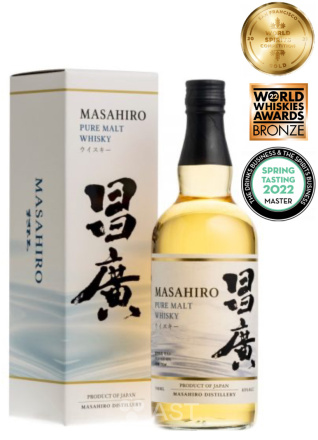 Виски Masahiro Pure Malt , в подарочной упаковке, 700 мл