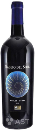 Вино Baglio del Sole Merlot/Syrah Feudi del Pisciotto, 2018, 750 мл