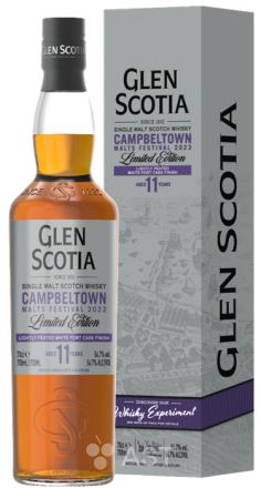 Виски Glen Scotia White Port Cask Finish 11 YO, в подарочной упаковке, 700 мл