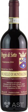 Вино Poggio di Sotto Brunello di Montalcino, 2016, 750 мл