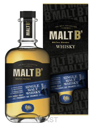 Виски Malt B French Whisky, в подарочной упаковке, 700 мл