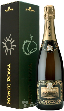 Игристое вино Monte Rossa P.R.Blanc de Blancs Brut, в подарочной упаковке, 1500 мл