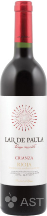 Вино Lar de Paula Tempranillo Crianza, 2015, 750 мл