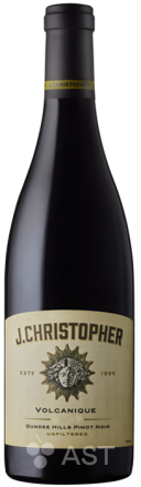 Вино Volcanique Pinot Noir J.Christopher, 2017, 750 мл