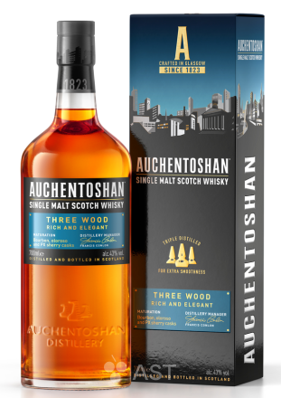 Виски Auchentoshan Three Wood, в подарочной упаковке, 700 мл
