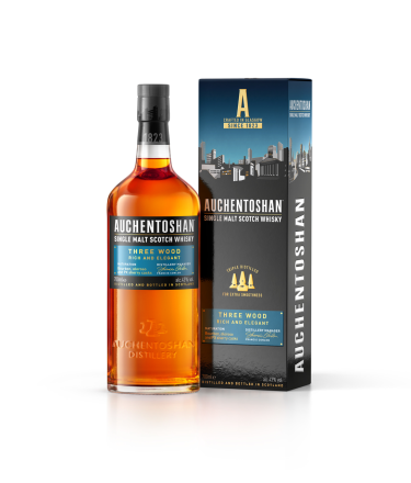 Виски Auchentoshan Three Wood, в подарочной упаковке, 700 мл