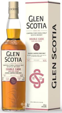 Виски Glen Scotia Double Cask Rum Finish, в подарочной упаковке, 700 мл