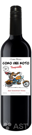 Вино Como Una Moto Tempranillo Semisweet, 2020, 750 мл