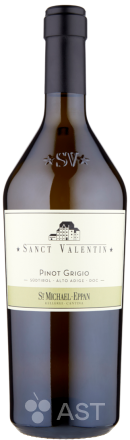 Вино San Michelle Appiano Pinot Grigio Sanct Valentin, 2018, 750 мл