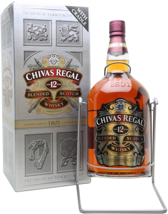 Виски Chivas Regal 12YO, в подарочной упаковке, 4500 мл