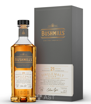Виски Bushmills Single Malt 21 YO, в подарочной упаковке, 700 мл