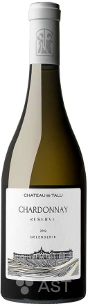 Вино Chateau de Talu Chardonnay Reserve, 2019, 75 мл