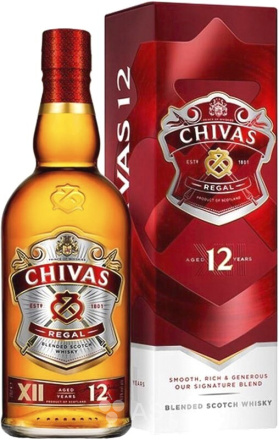 Виски Chivas Regal 12 YO, в подарочной упаковке, 750 мл