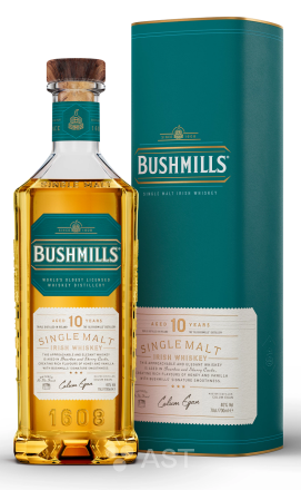 Виски Bushmills Single Malt 10 YO, в подарочной коробке, 700 мл