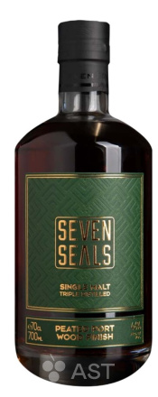 Виски Seven Seals Peated Port Wood Finish Single Malt Whisky, 700 мл