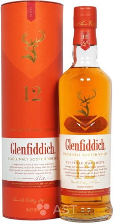 Виски Glenfiddich12 YO Triple Oak, в подарочной упаковке, 700 мл