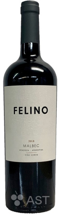 Вино Vina Cobos Felino Malbec, 2021, 750 мл